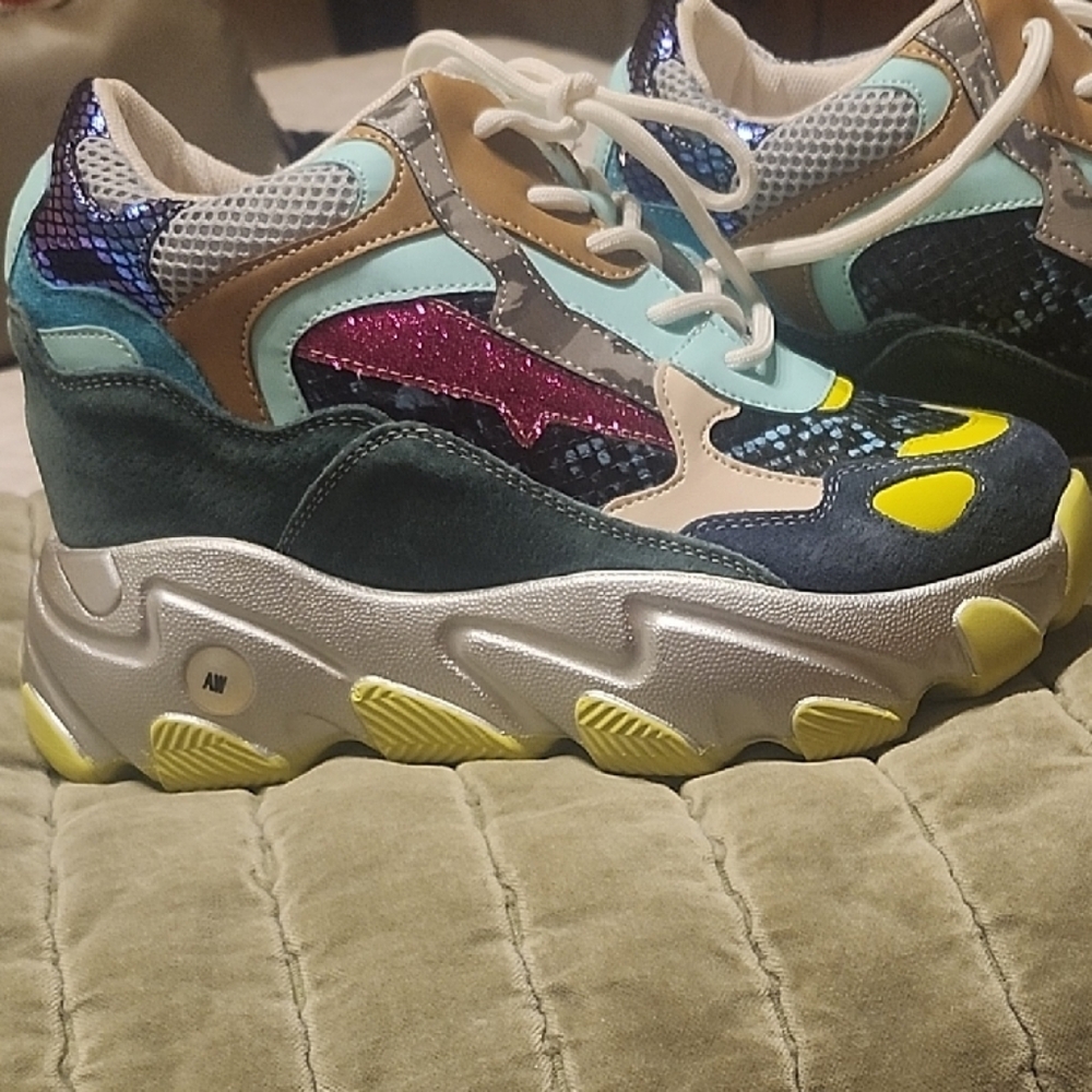 Vibrant Multicolor Women's Athletic Sneakers